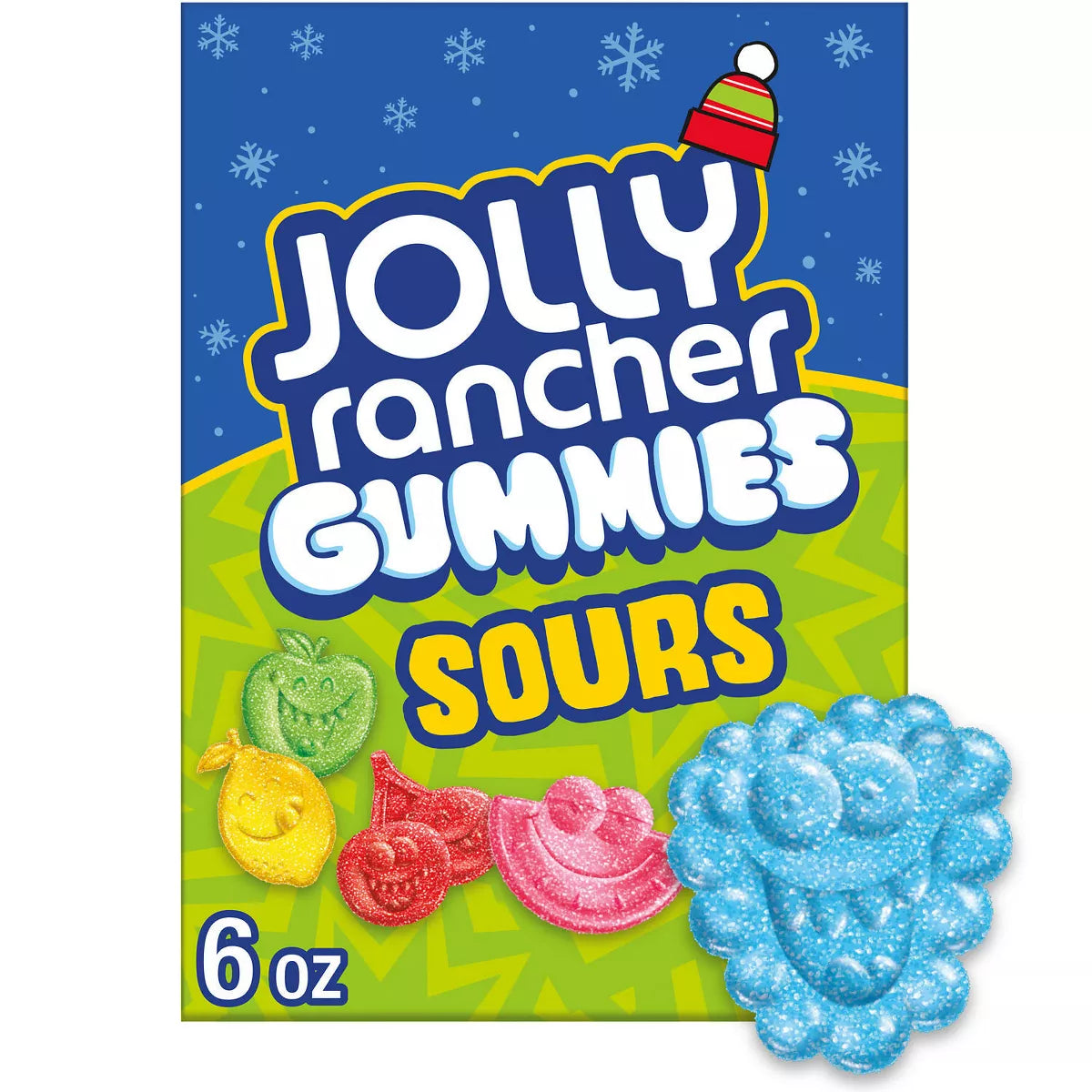 Jolly Rancher Gummies Christmas Sours Storybook - 6oz