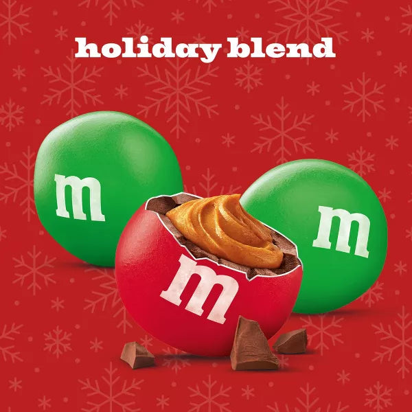 M&M's Christmas Peanut Butter Chocolate Candies - 9.2oz