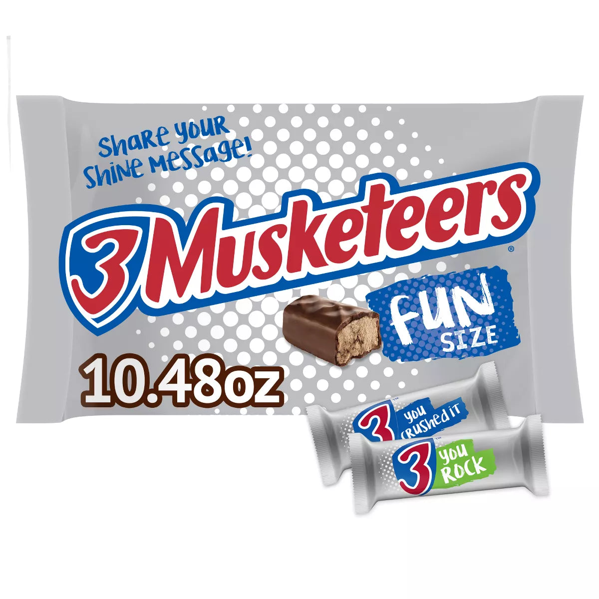 3 MUSKETEERS Halloween Fun Size Chocolate Candy Bars - 10.48oz