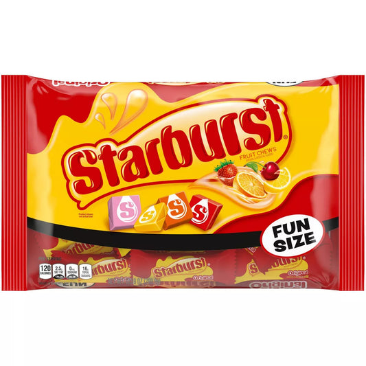 Starburst Halloween Original Fruity Chewy Candy Fun Size - 10.58oz