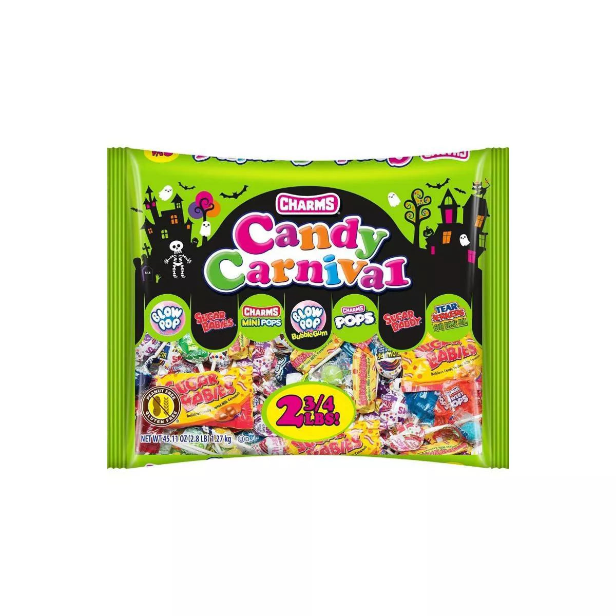 Charms Halloween Candy Carnival Candy Variety Pack - 45.11oz