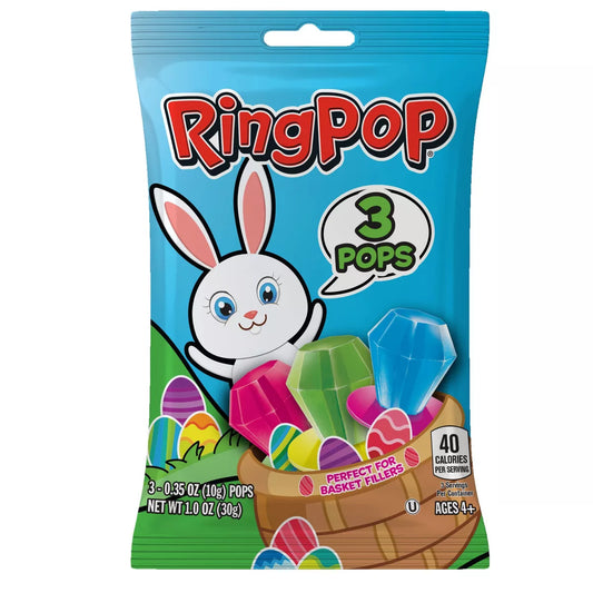 Ring Pop Easter Bag - 3ct/1.05oz