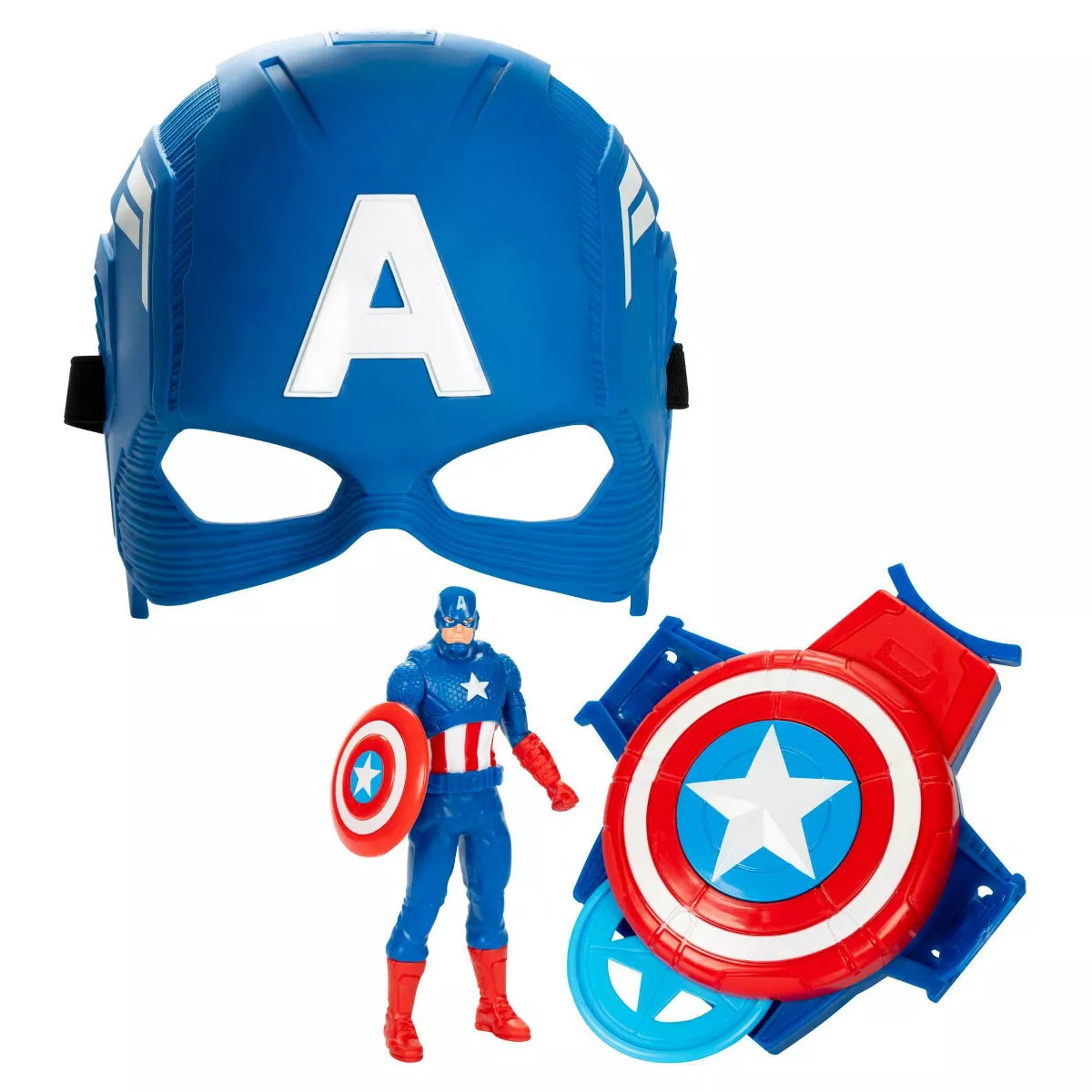 Avengers Captain America Shield Strike Role-Play Accessory Set - 3pk