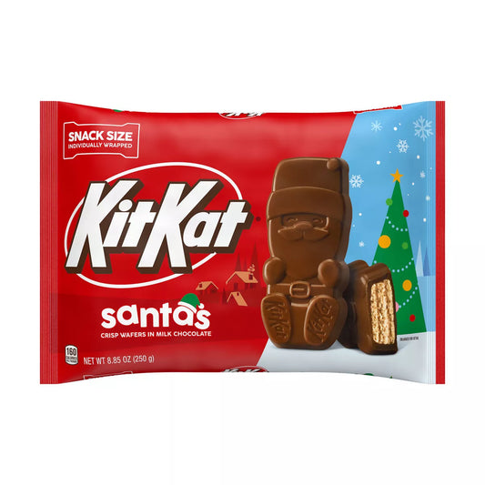 Kit Kat Christmas Milk Chocolate Santas Candy Snack Size - 8.85oz