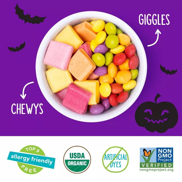 Yum Earth Halloween Giggles & Chewys Candies - 15oz/30ct