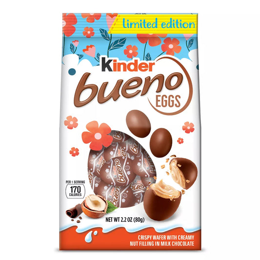 Kinder Easter Bueno Eggs Stand Up Bag - LIMITED EDITION