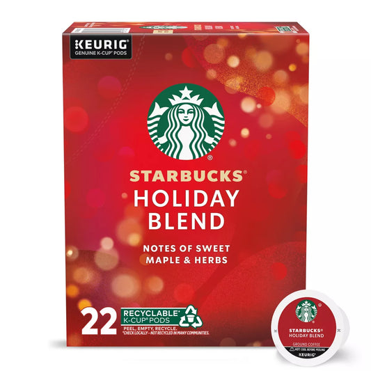 Starbucks Keurig K-Cup Holiday Blend - 22ct/8.9oz - Medium Roast