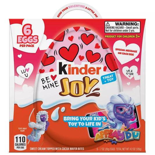 Kinder Joy Valentine's Multipack - 4.2oz/6ct