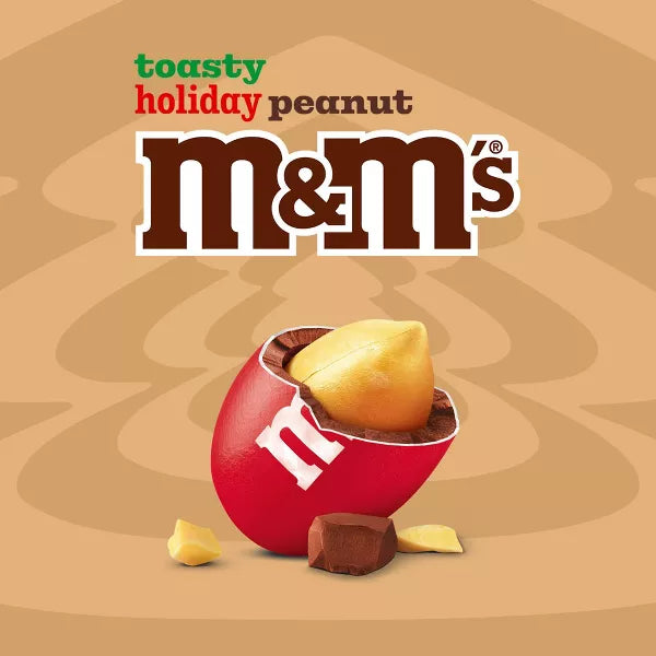 M&M'S Christmas Toasty Peanut Chocolate Candy Bag - 7.44oz