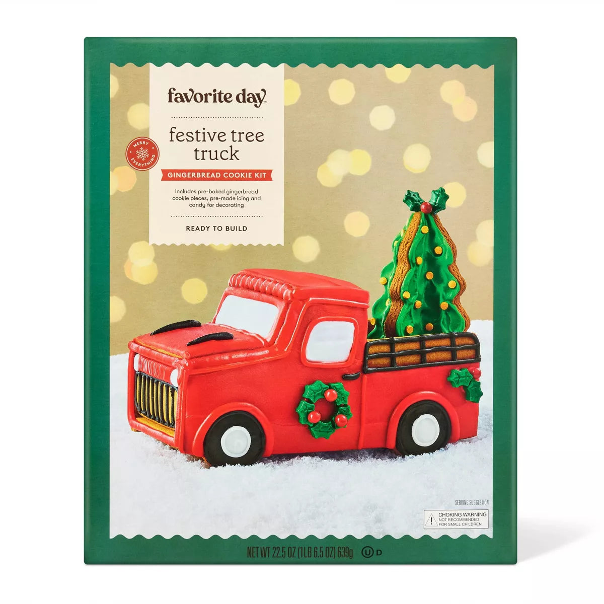 Christmas Vintage Truck & Tree Cookie Kit - 22.5oz - Favorite Day™