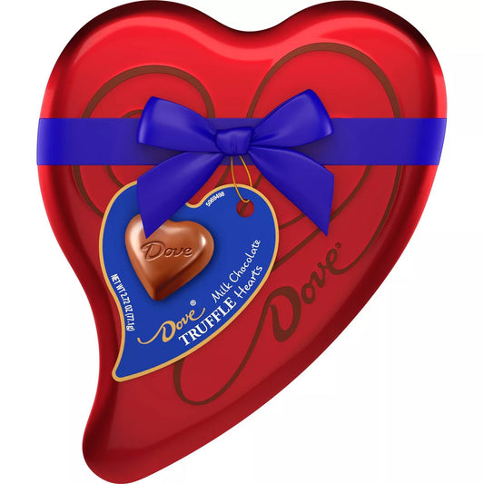 Dove Valentine's Milk Chocolate Truffle Hearts - 2.72oz