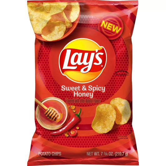 Frito-Lay Lay's Sweet & Spicy Honey Flavored Chips - 7.75oz