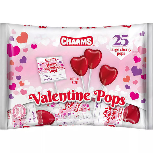 Charms Valentine's Pops - 13.75oz