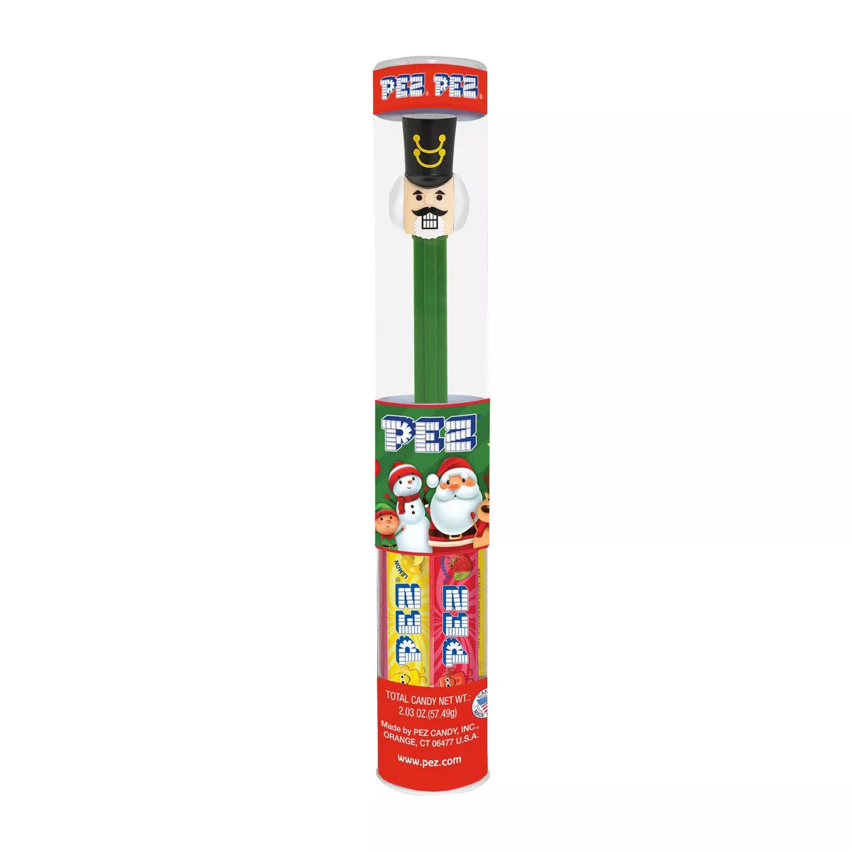 Pez Christmas Assorted Candy Tube - 2.03oz (Packaging May Vary)