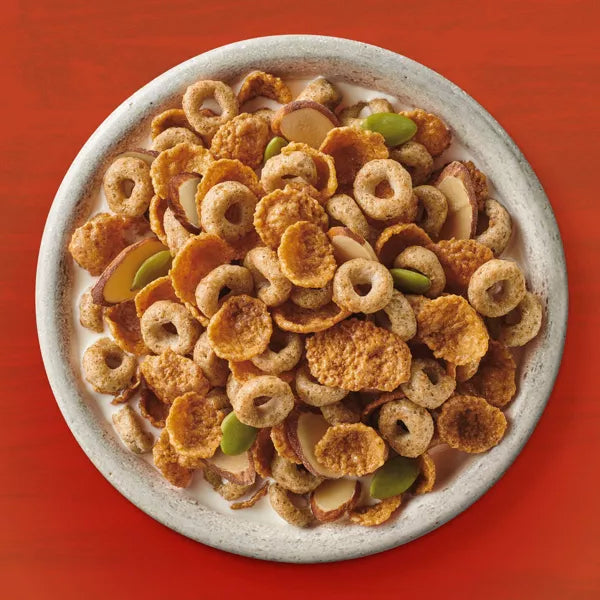 Cheerios Hearty Nut Medley Maple Cinnamon Family Size Cereal