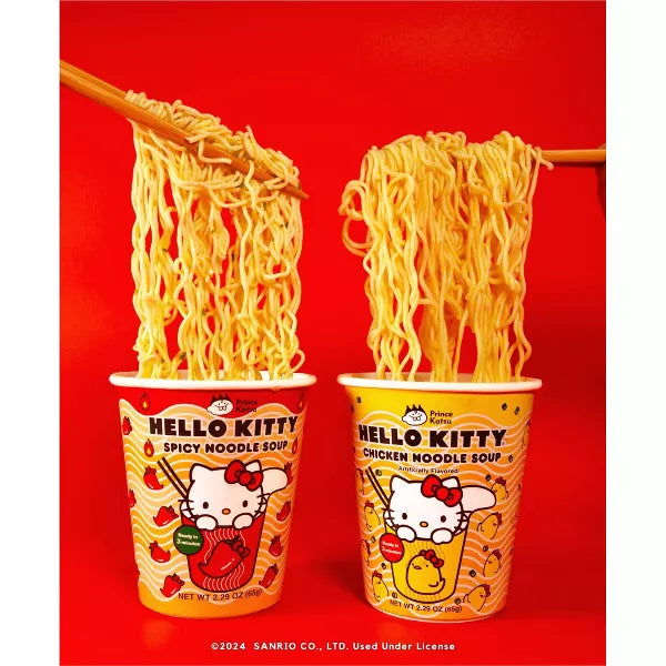 A-Sha Hello Kitty Chicken Cup Noodle Soup - 2.29oz