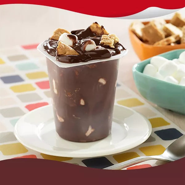 Snack Pack Chocolate Fudge & Milk Chocolate Swirl Pudding - 12 Cups