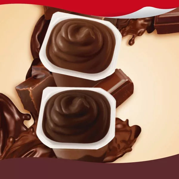 Snack Pack Chocolate Fudge & Milk Chocolate Swirl Pudding - 12 Cups