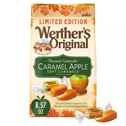 Werther's Original Halloween Harvest Caramel Apple Soft Caramels - 8.57oz - Limited Edition