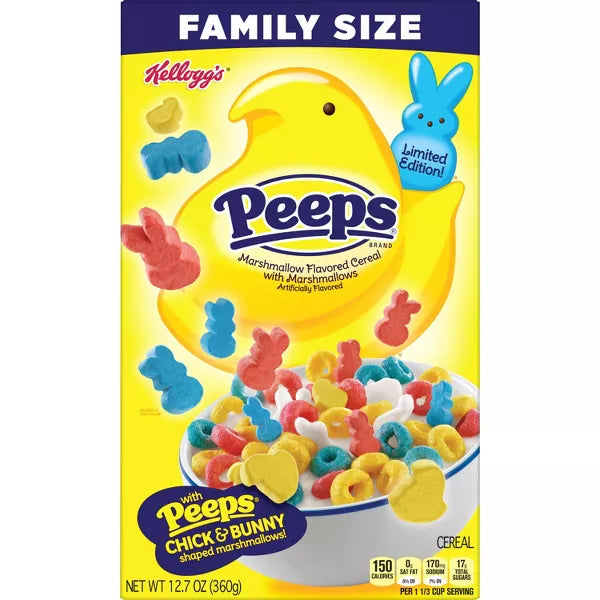 Peeps Family Size Cereal - 12.7oz - Limited Edition