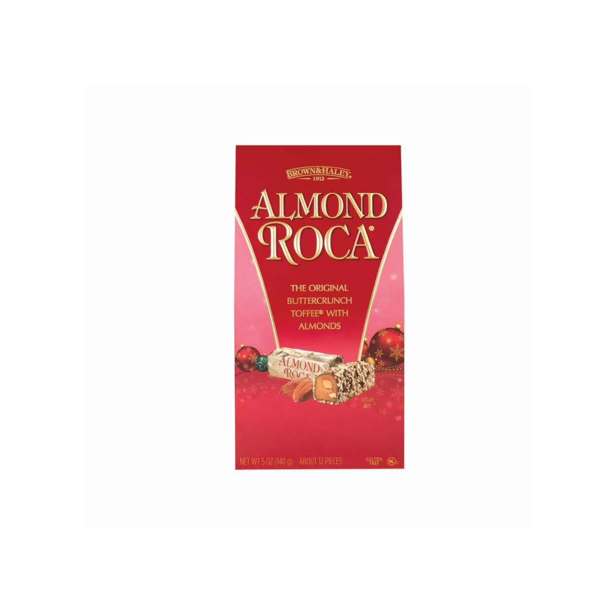 Roca Christmas Almond Buttercrunch Toffee Chocolates - 5oz