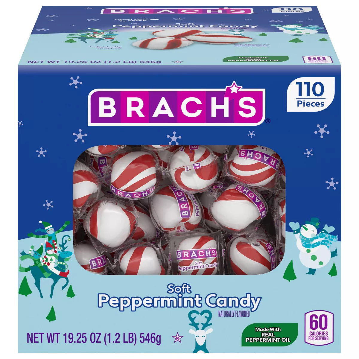 Brach's Soft Peppermint Candy Box - 19.25oz/110ct