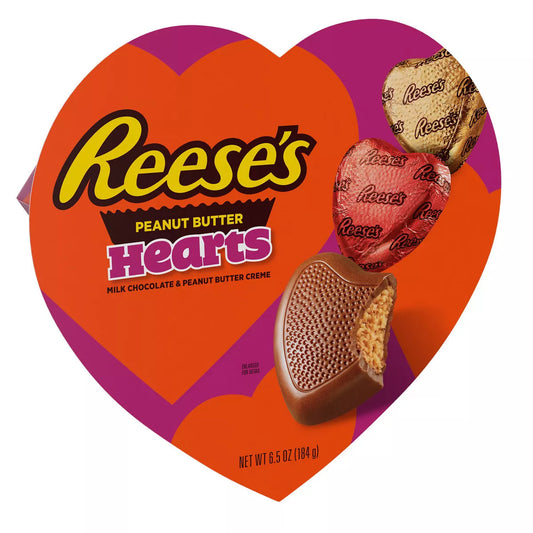 Reese's Valentine's Peanut Butter Hearts - 6.5oz