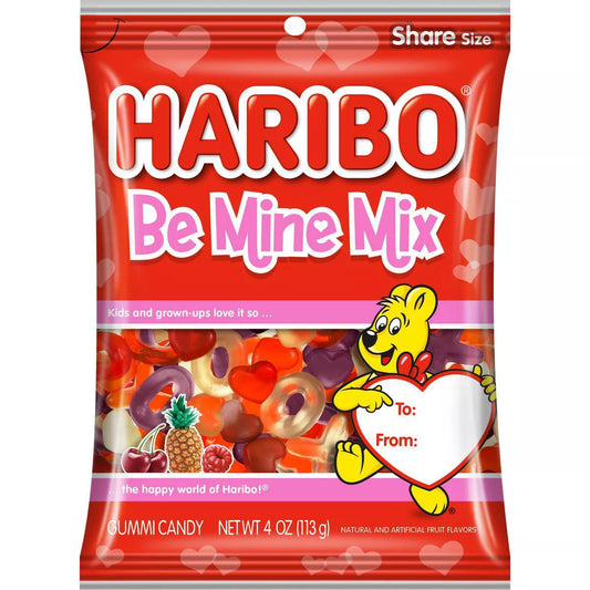 Haribo Valentine's Be Mine Mix Gummi Candy - 4oz - RARE