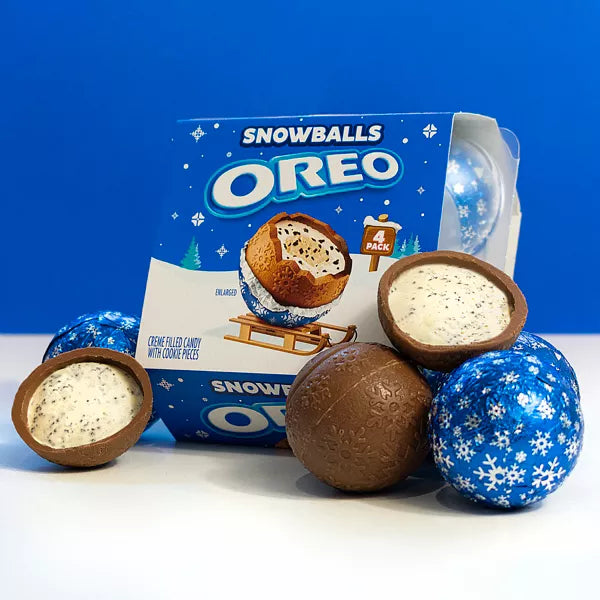 OREO Christmas Snowballs - 4ct/3.96oz - ULTRA RARE Limited Edition