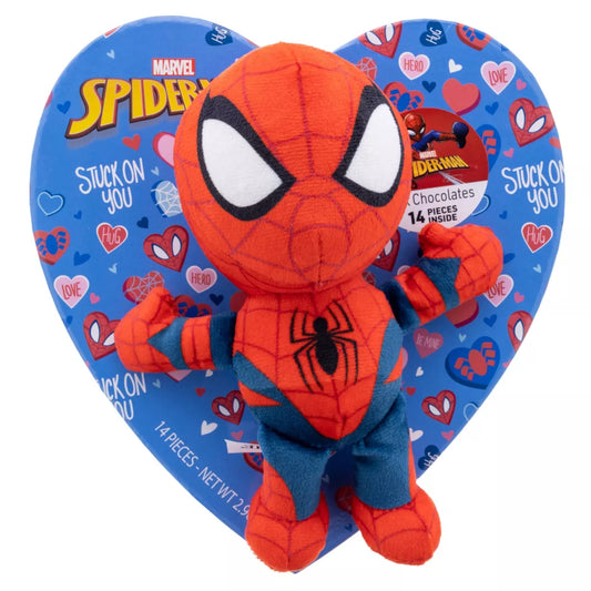 Valentine Spider-Man Heart Box with Plush - 2.96oz