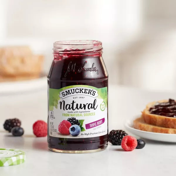 Smucker's Natural Triple Berry Fruit Spread - 17.25oz