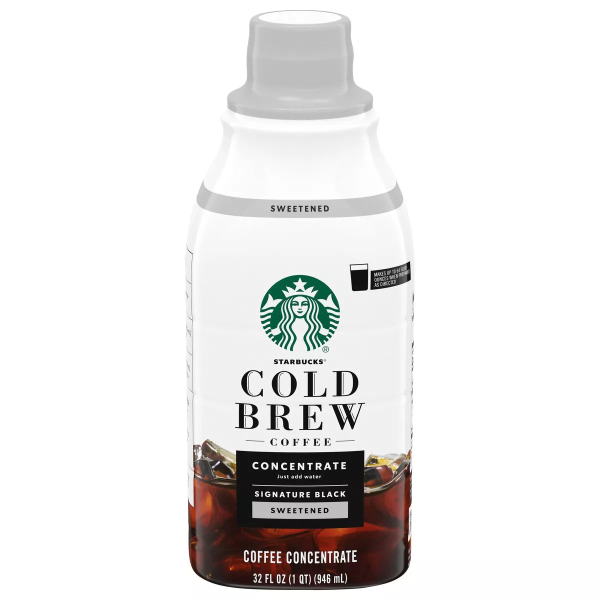 Starbucks Sweetened Black Cold Brew - 32oz