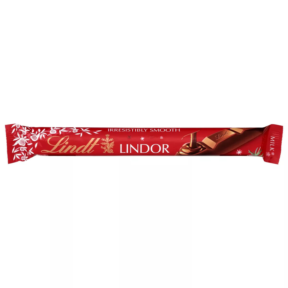 Lindt LINDOR Christmas Milk Chocolate Candy Truffle Stick - 1.3 oz