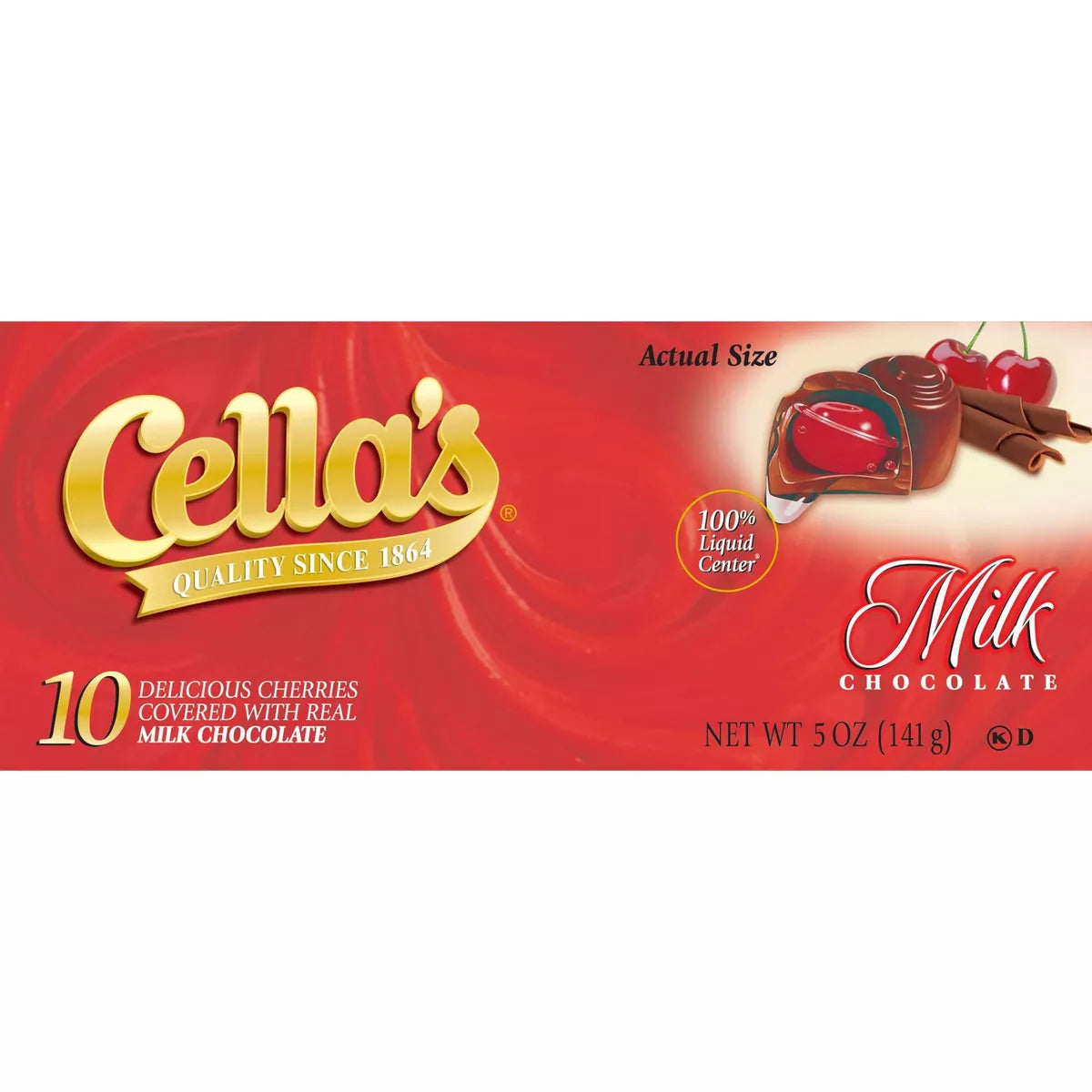 Cella's Christmas Milk Chocolate Cherries - 5oz