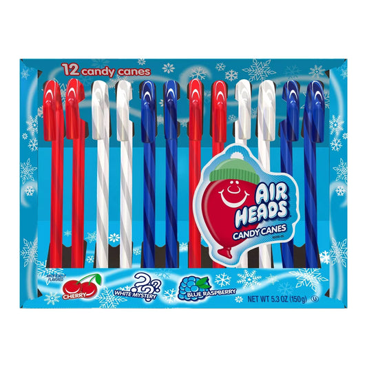Airheads Holiday Candy Canes - 5.3oz/12ct