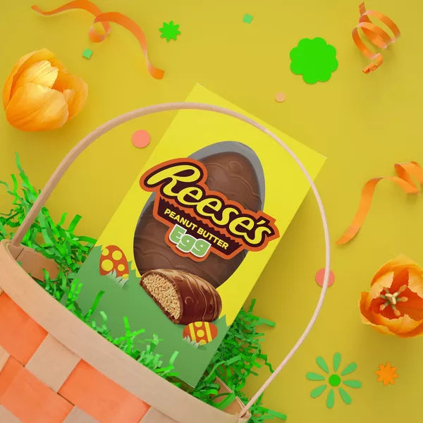 Reese's Milk Chocolate Peanut Butter Egg Easter Candy Gift Box - 6oz