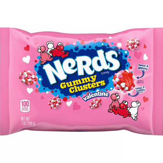 Nerds Valentine's Gummy Clusters - 7oz - RARE
