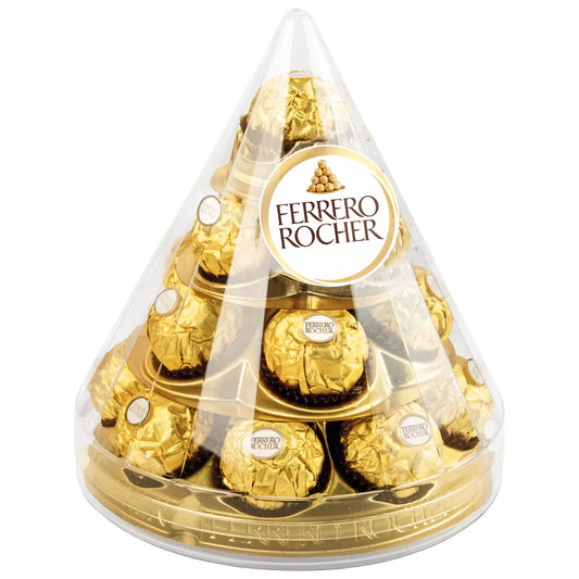 Ferrero Rocher Christmas Chocolate Gift Cone - 7.5oz