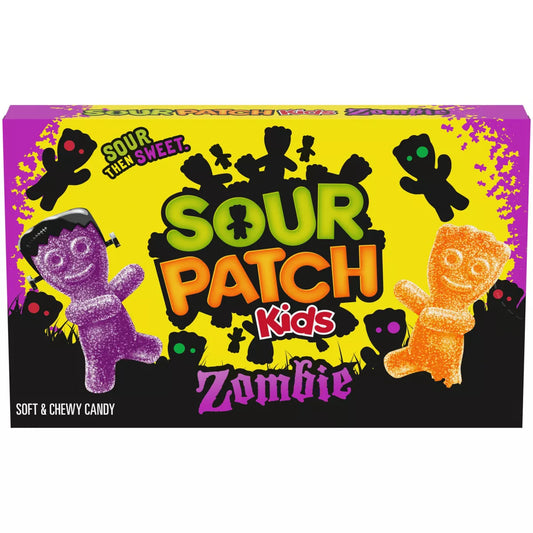 Sour Patch Kids Halloween Zombies Theater Box - 3.5oz