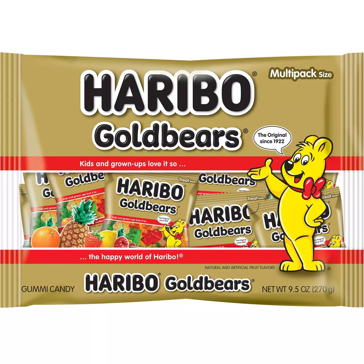 Haribo Halloween Goldbears Gummies Mini Bags - 9.5oz