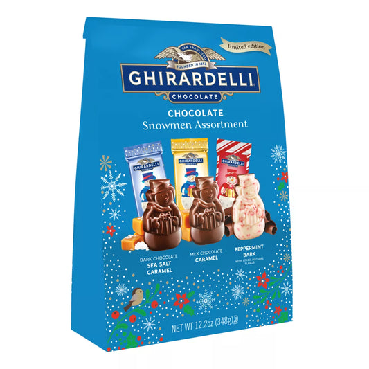 Ghirardelli Snowmen Assortment XL Bag - 12.2oz