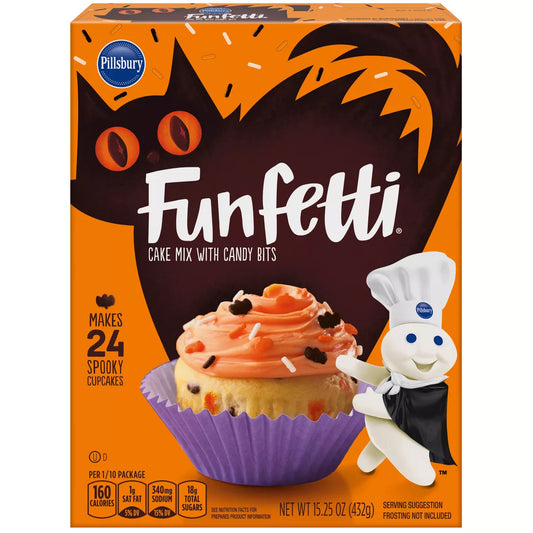 Pillsbury Funfetti Halloween Cake Mix 15.25 oz