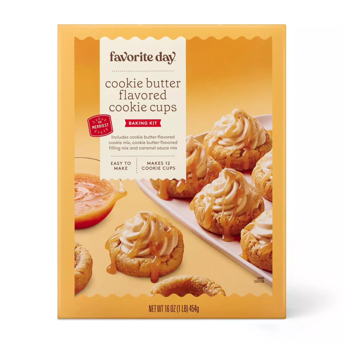 Holiday Cookie Butter Cookie Cup Baking Kit - 16oz - Favorite Day™