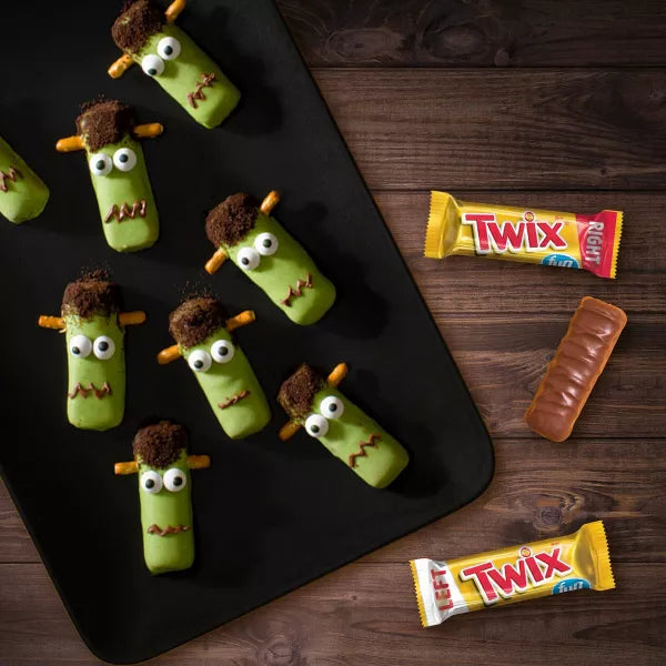 Twix Halloween Fun Size Caramel Cookie Chocolate Bars - 18.28oz