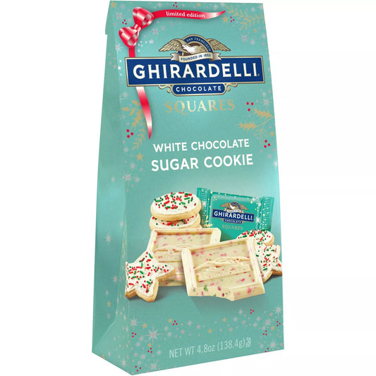 Ghirardelli White Chocolate Sugar Cookie Squares - 4.8oz