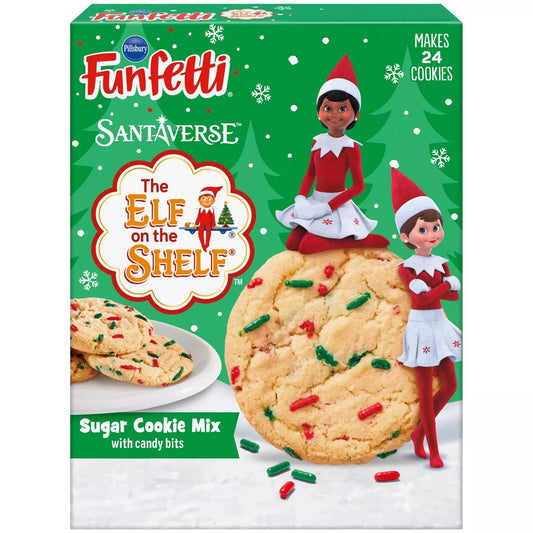 Pillsbury Elf On The Shelf Holiday Sugar Cookie - 15oz