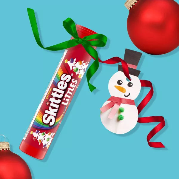 Skittles Littles Christmas Mini Chewy Candy Stocking Stuffer - 1.90oz