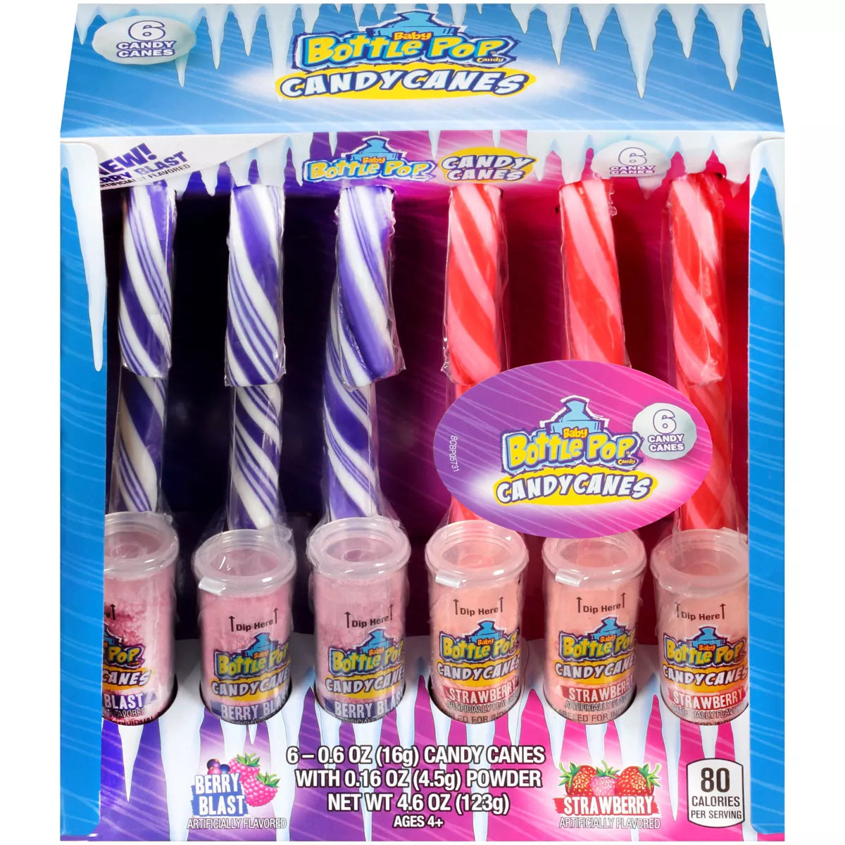 Baby Bottle Pop Candy Canes - 4.6oz