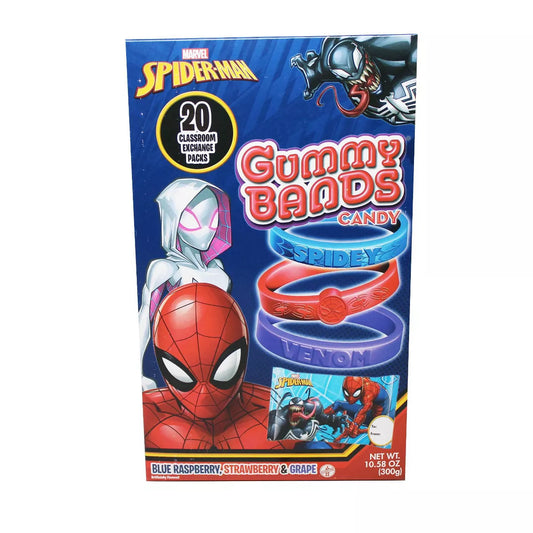 Marvel Valentine's Spider-Man Gummy Bands - 10.58oz/20ct