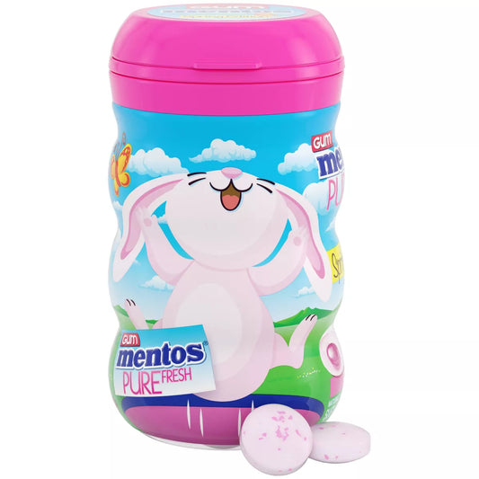 Mentos Gum Curvy Bottle Easter Edition Bubble Fresh